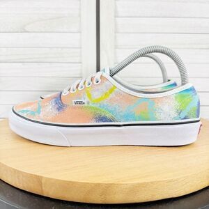 Vans Authentic Retro Mart Pastel Spray Paint‎ Lace Up Sneakers 7.5 Men 9 Women